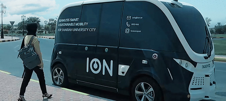 ION completes successful trial of electric autonomous shuttles at Sharjah University City